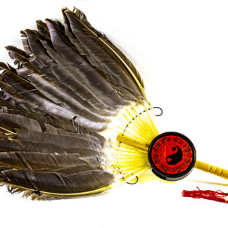 ABANICO DE PLUMA 八卦孔明扇- Art.72111